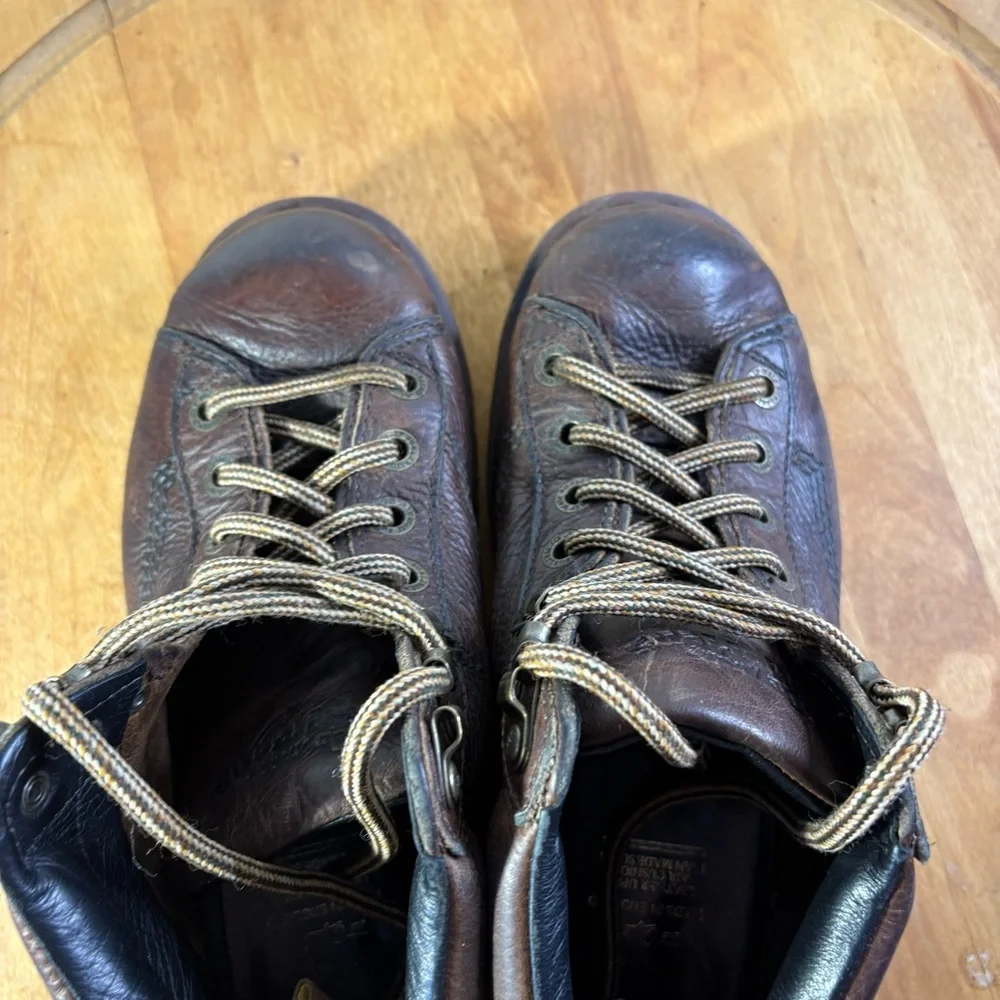 Dr Doc Martens Dark Brown Padded Ankle Boots Laces 8287 Men’s Size US‎ 7 / UK 6